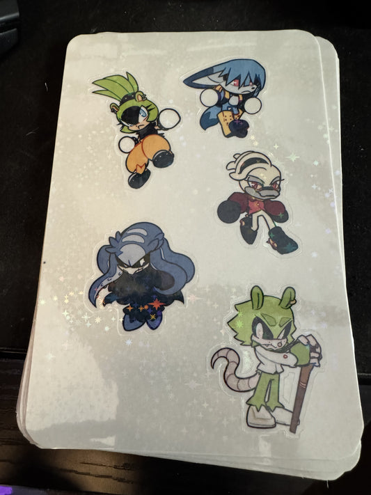 IDW Sonic Villains! (Sticker Sheet)