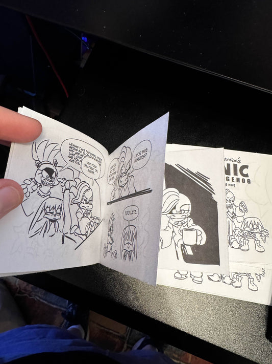 SONIC THE HEDGEHOG MINI COMIC: Dad and his Kids