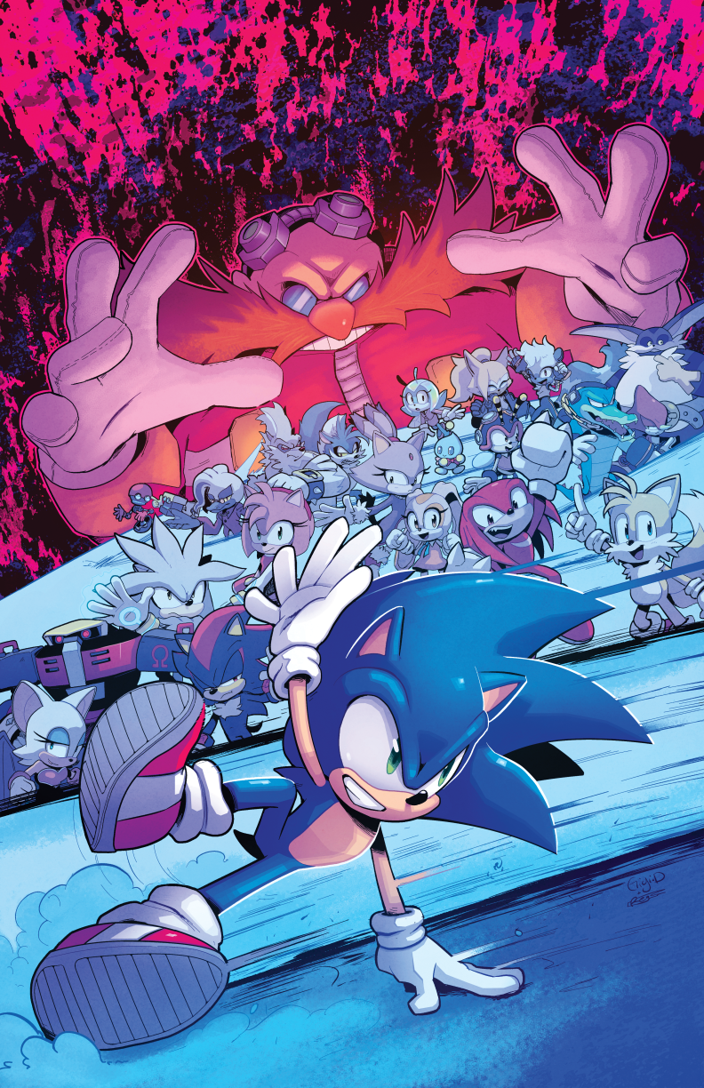 SONIC THE HEDGEHOG POSTER (Issue 33 cover)