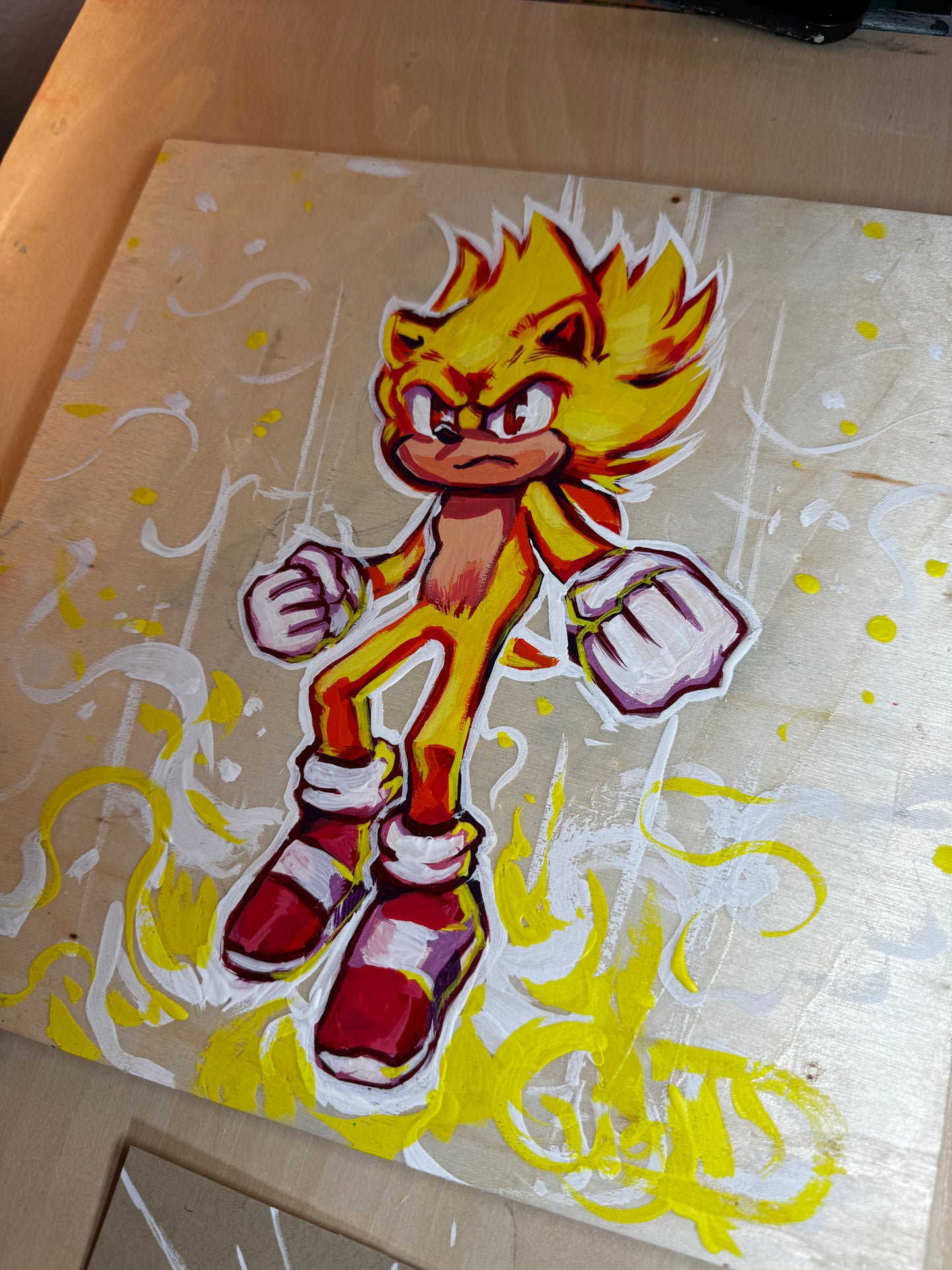 ORIGINAL PAINTING (Super Sonic)