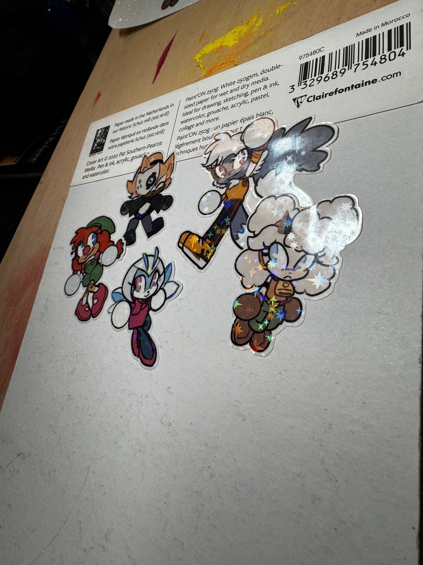 IDW Sonic Heroes! (Sticker Sheet)