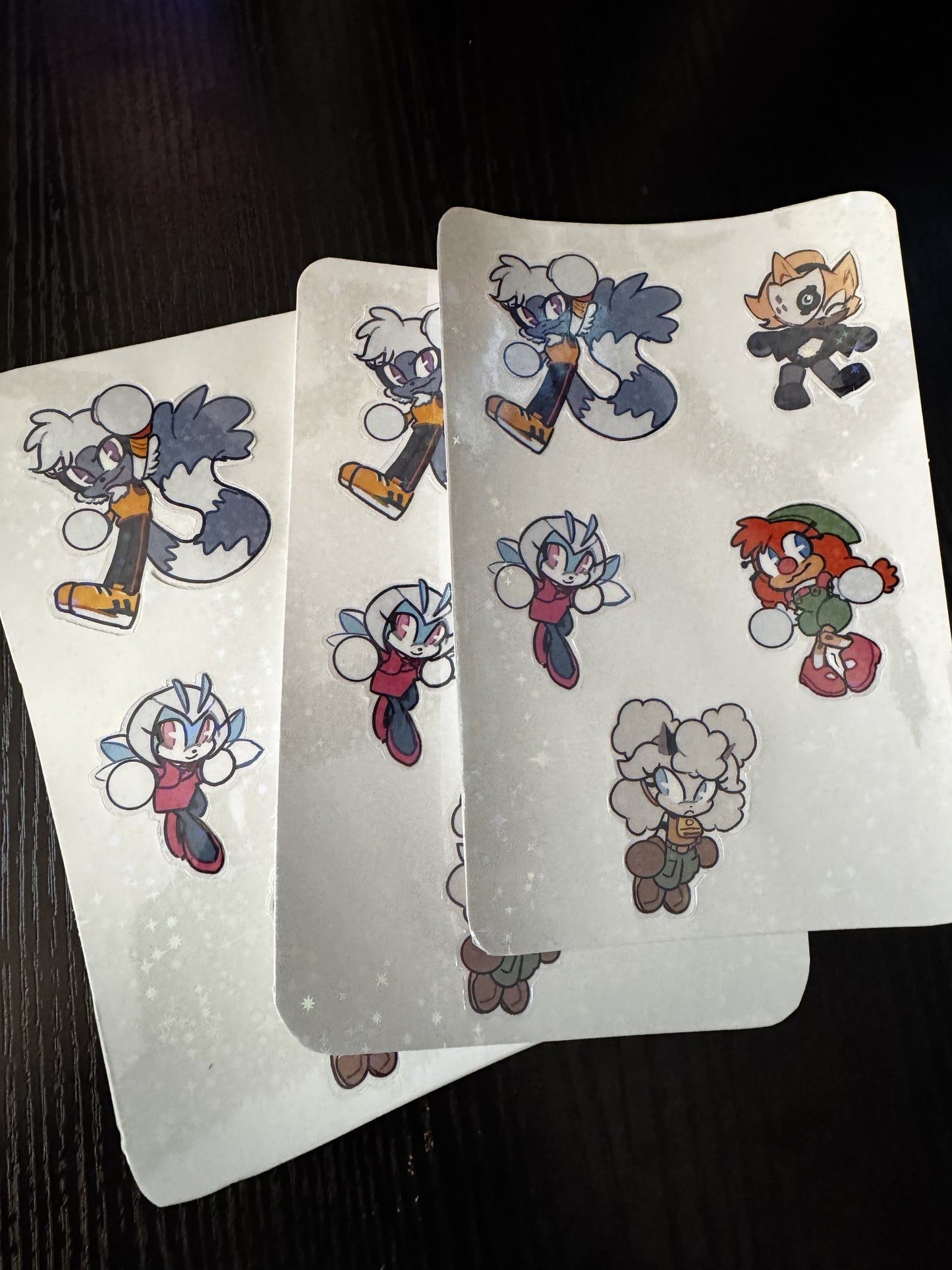 IDW Sonic Heroes! (Sticker Sheet)