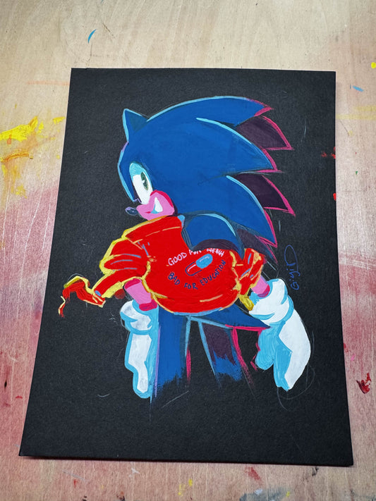 SONIC THE HEDGEHOG PAINTING (AKIRA)