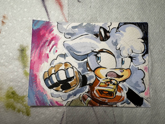 Lanolin watercolor original
