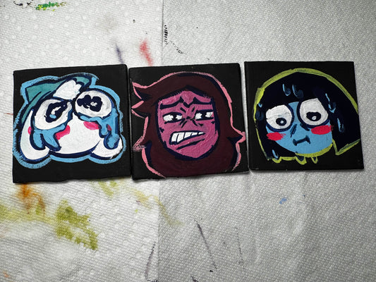 DELTARUNE (Main trio) pin set!