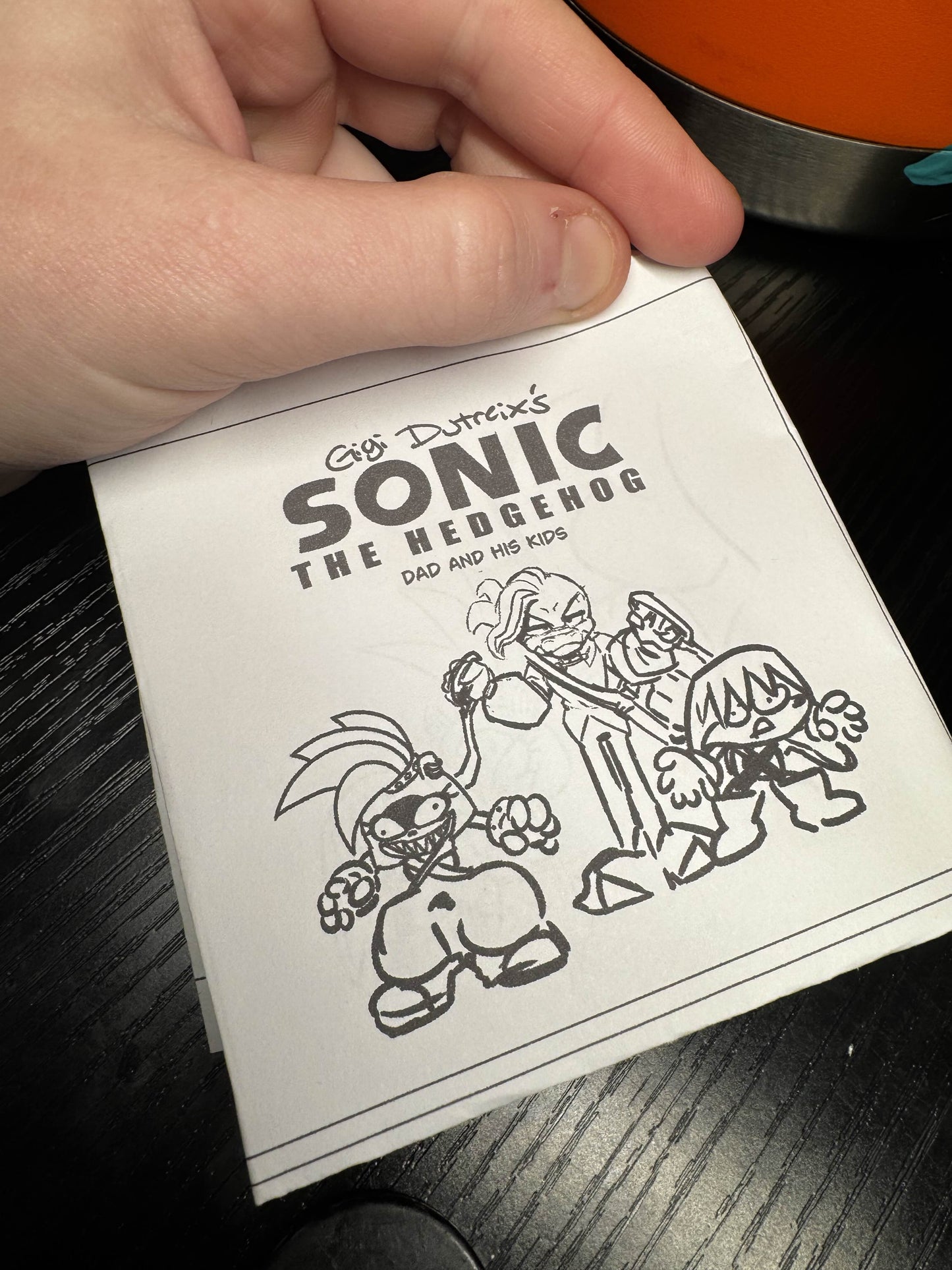 SONIC THE HEDGEHOG MINI COMIC: Dad and his Kids