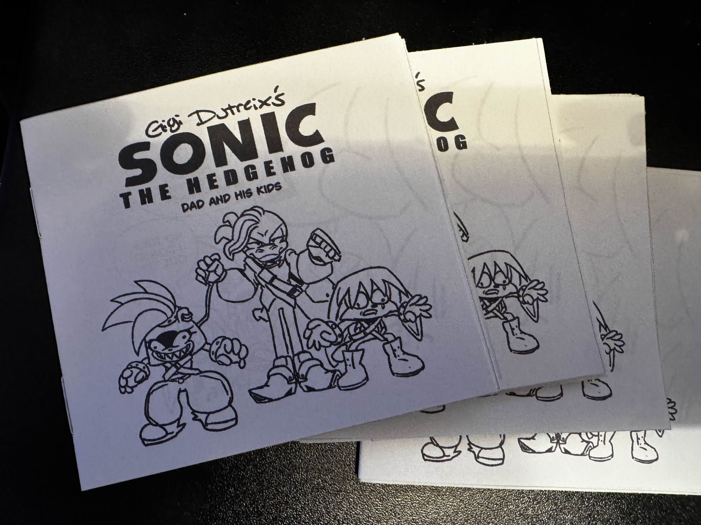 SONIC THE HEDGEHOG MINI COMIC: Dad and his Kids