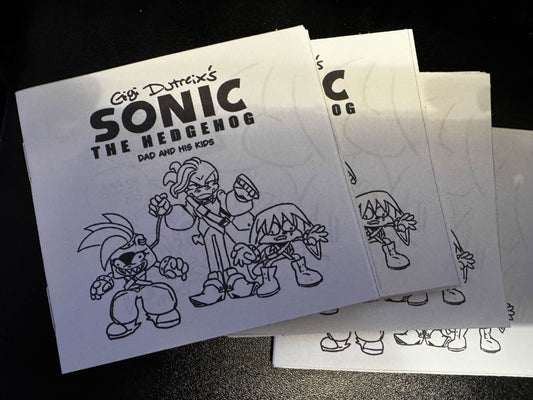 SONIC THE HEDGEHOG MINI COMIC: Dad and his Kids