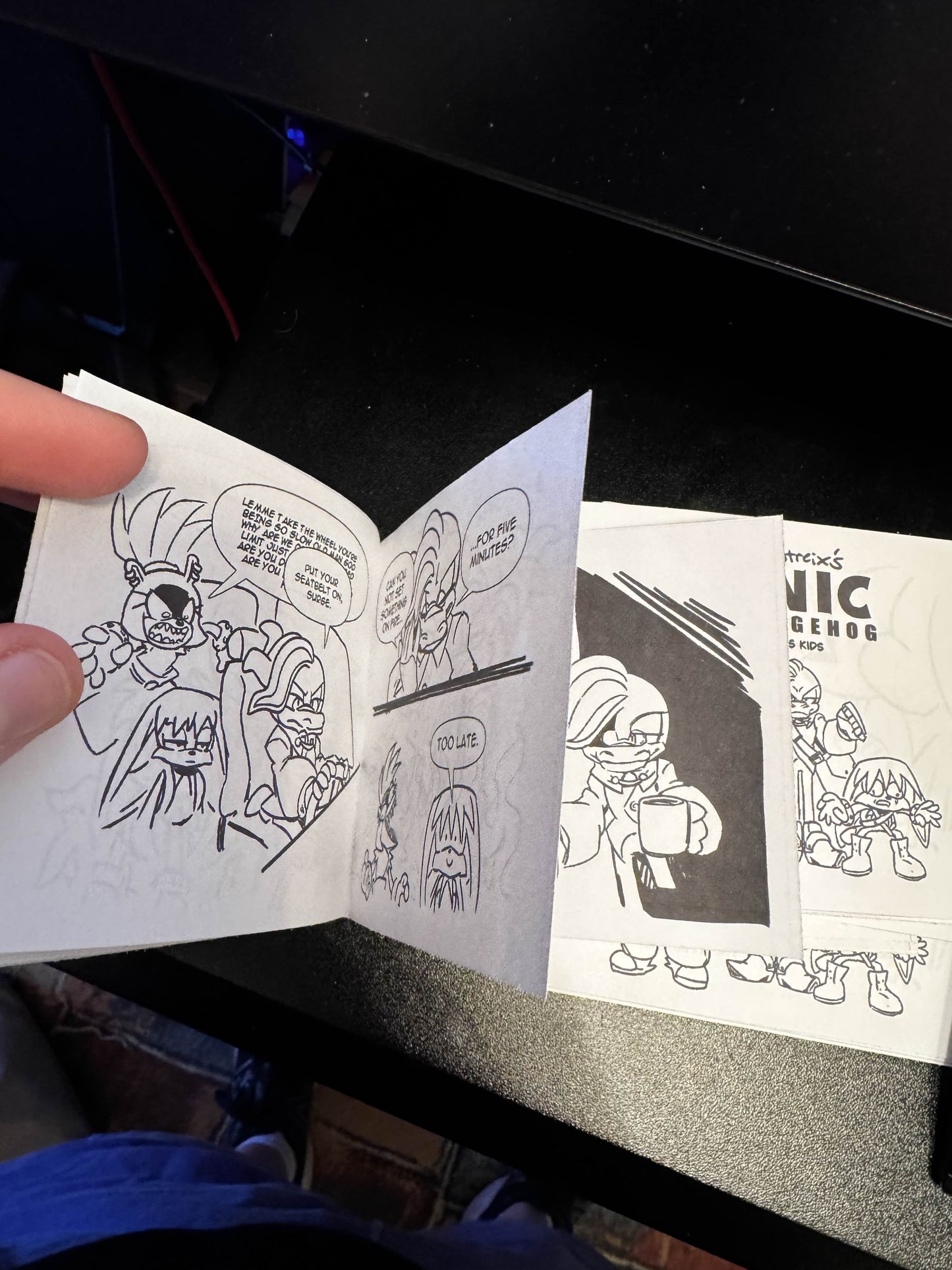 SONIC THE HEDGEHOG MINI COMIC: Dad and his Kids