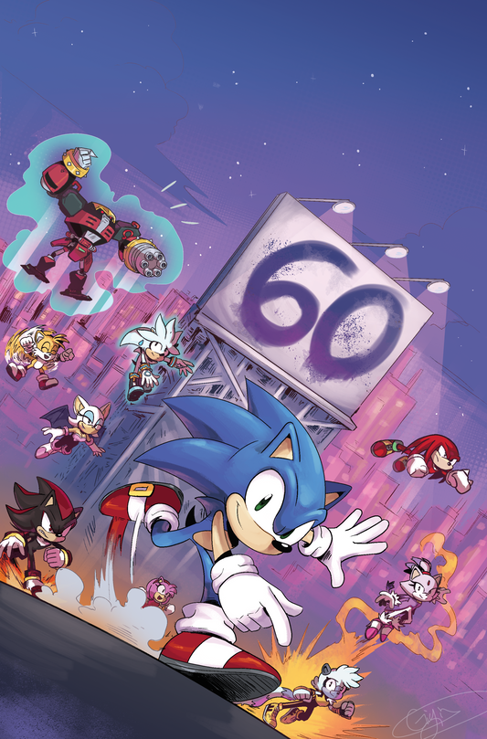 SONIC THE HEDGEHOG POSTER  (issue 60)
